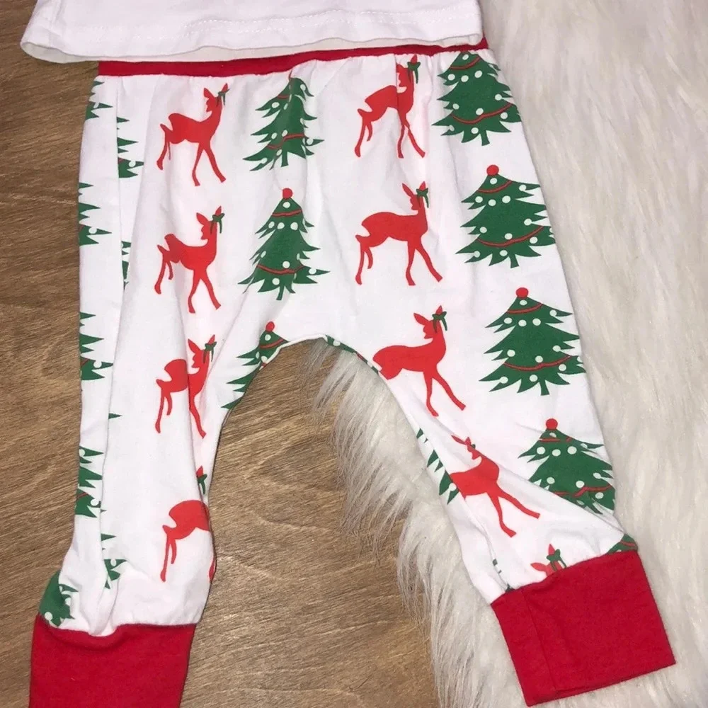 Santa’s main man 6-12 months Christmas pajamas